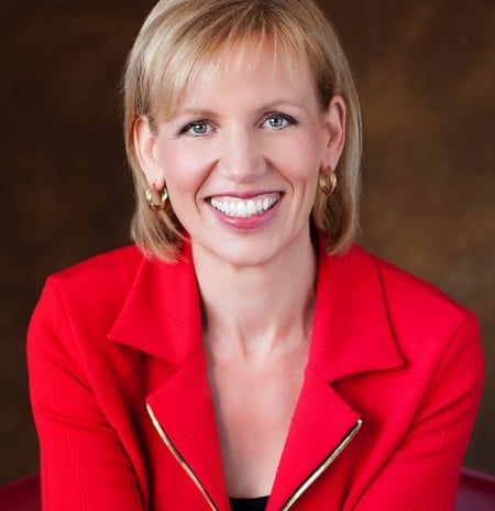 mari smith red jacket headshot