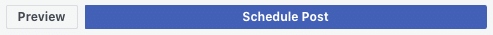 Facebook schedule post button
