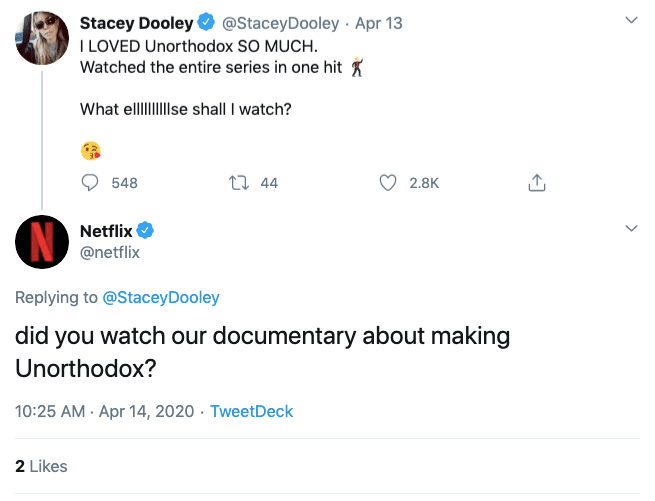 netflix tweet